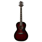 PRS SE P20 Parlor Acoustic Electric Guitar - Fire Red Burst - Preorder