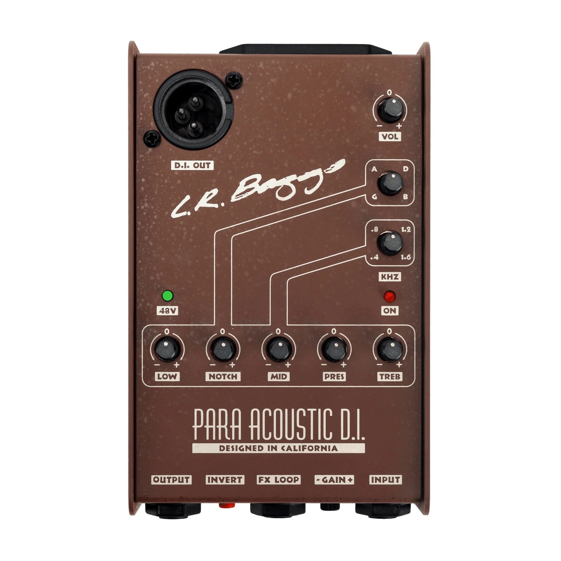 ギター L.R. Baggs Para Acoustic D.I. L.R. Baggs Para DI Acoustic Preamp + DI Guitar Pedal – Chuck