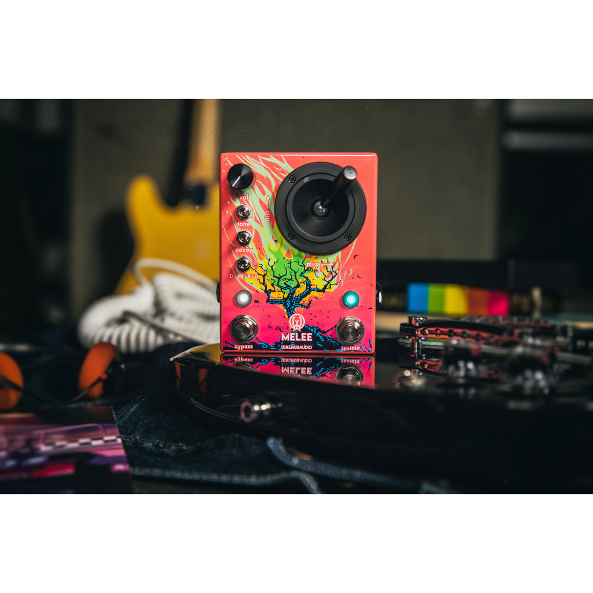 Walrus Audio Melee: Wall of Noise Distortion and Reverb Guitar Pedal - Mint, Open Box