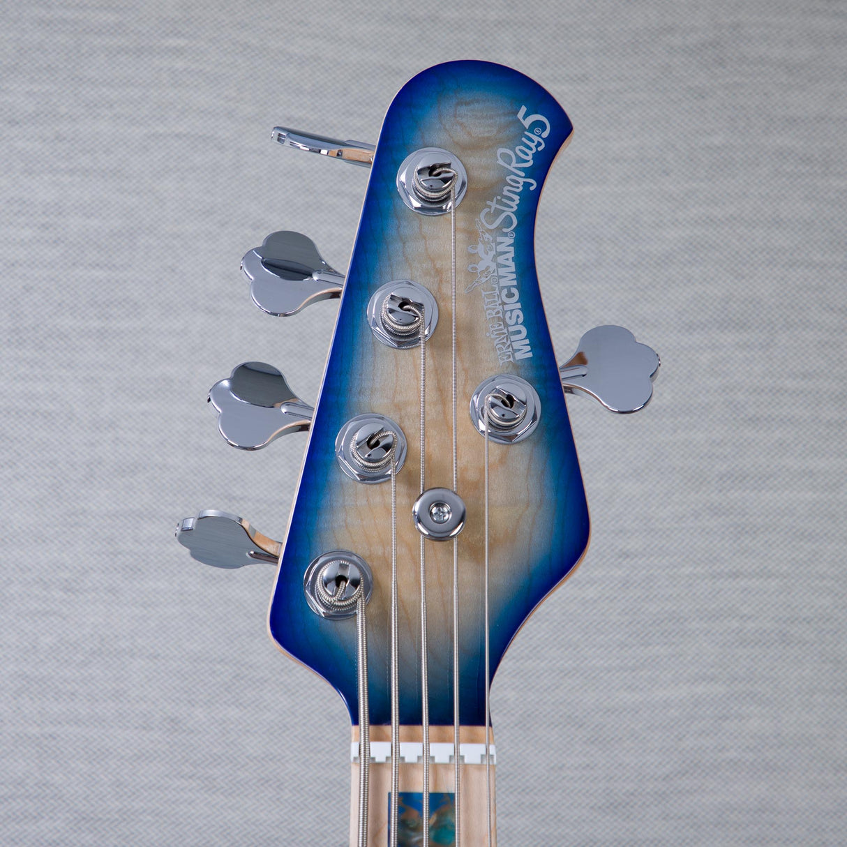 Ernie Ball Music Man Ball Family Reserve StingRay 5 HH 5-String Electric Bass Guitar - Pale Blue Burst - #F93711