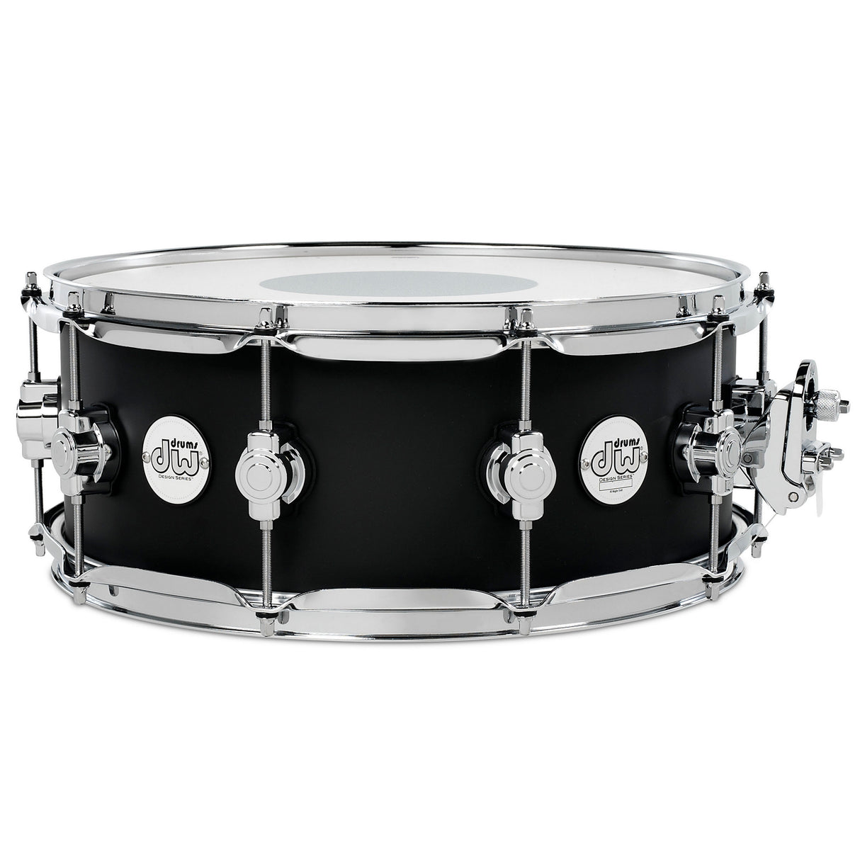 Drum Workshop 5.5 x 14-Inch Design Series Maple Snare Drum - Black Satin