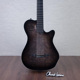 Godin MultiAc Grand Concert SA Nylon String Acoustic-Electric Guitar - Trans Black - CHUCKSCLUSIVE - #25313357