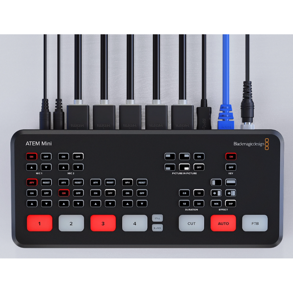 Blackmagic Design ATEM Mini Live Stream Switcher – Chuck Levin's