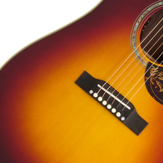 Epiphone Humingbird Deluxe EC Reissue Acoustic Electric Guitar - Autumn Burst