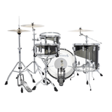 Ludwig VistaLite FAB 50th Anniversary 3-Piece Shell Pack - Black Smoke/Clear