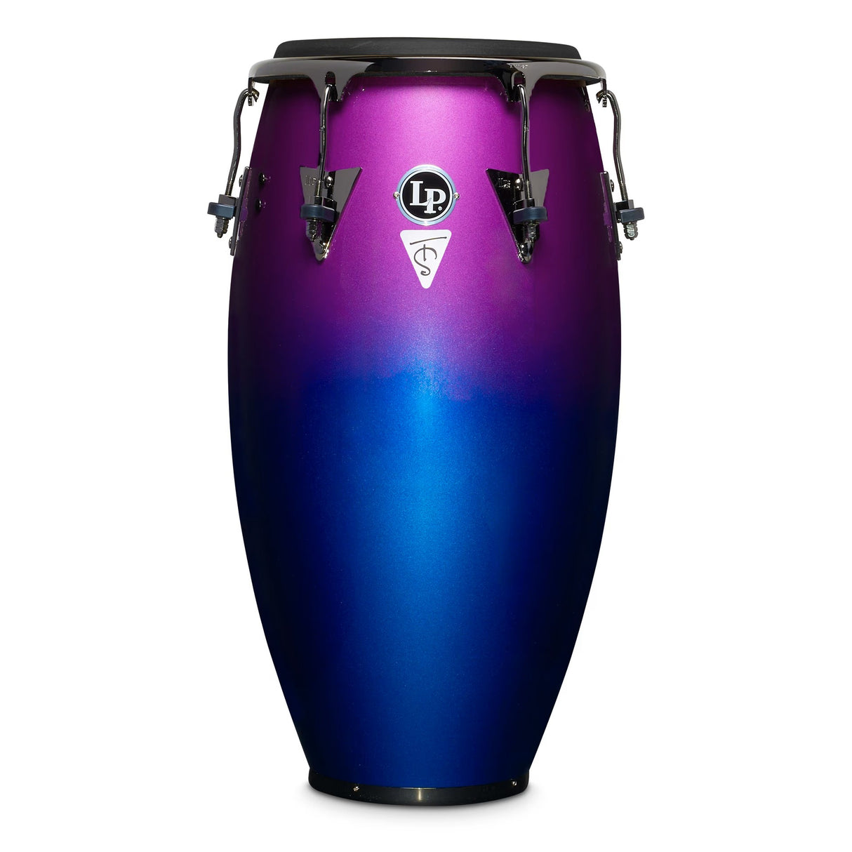 Latin Percussion 12.5-Inch Tony Succar Signature Tumba - Rainbow with Black Nickel-Hardware