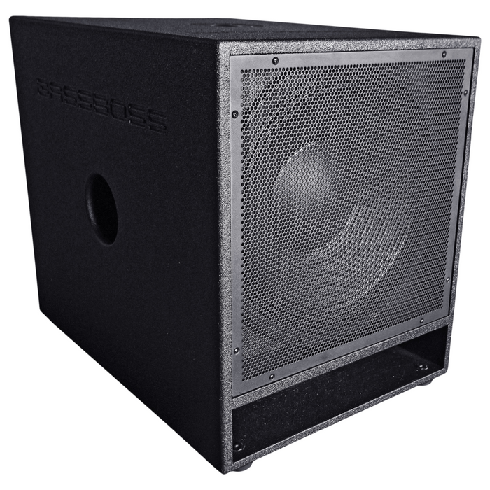 BassBoss BB15-MK3 Single 15-Inch Compact Active Powered Subwoofer