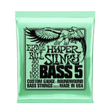 Ernie Ball Hyper Slinky Nickel Wound 5-String 40-130 Gauge Electric Bass Guitar Strings