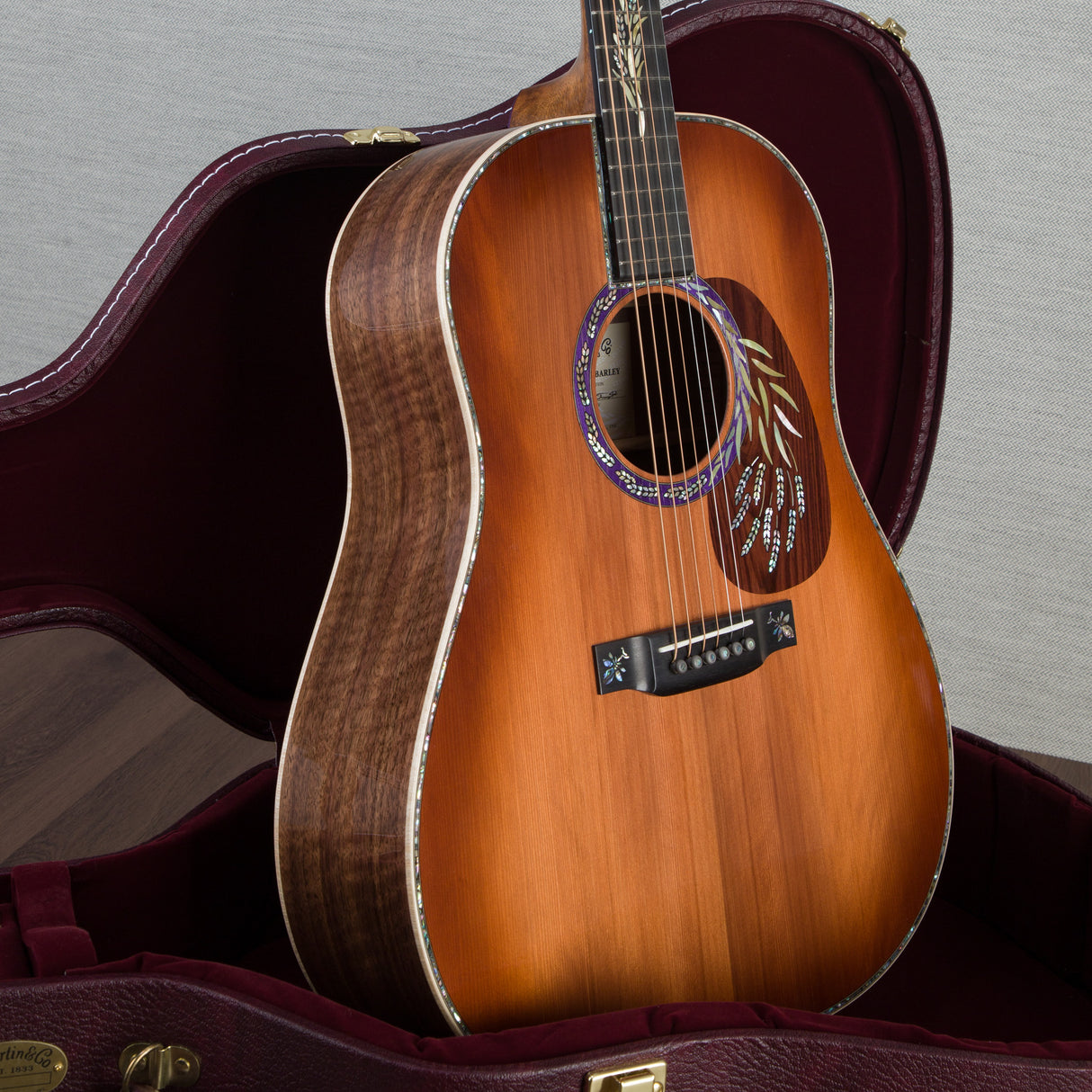 Martin Custom Shop DSS Hops and Barley Walnut/Sinker Redwood Acoustic Guitar - #M2672492 - Mint, Open Box