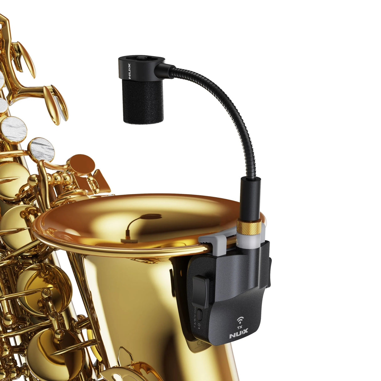 NUX B-6 Pro Wireless System for Brass/Wind Instruments - 2.4 GHz