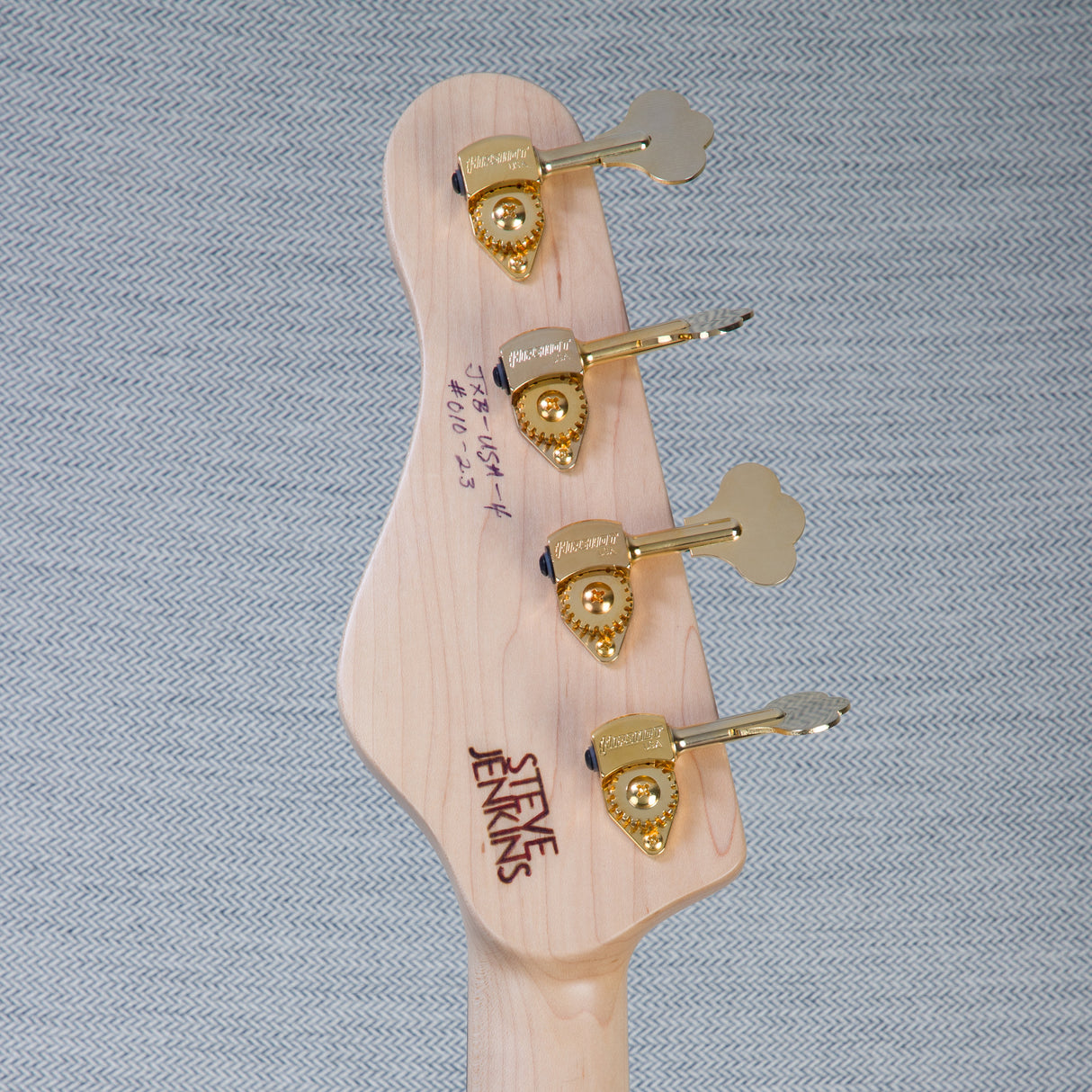 Brubaker USA Steve Jenkins JXB-4 Signature Electric Bass Guitar - Midnight Blue Gloss - #010-23