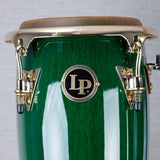 LP Custom Shop Junior Wood Conga Set - Green with Gold Hardware