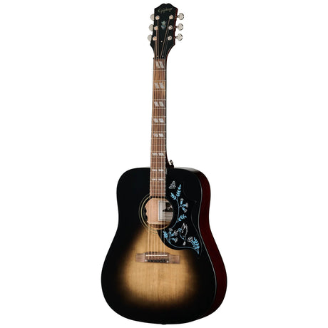 Epiphone Eric Church Hummingbird Dark Signature Acoustic Electric Guitar - Cobra Burst