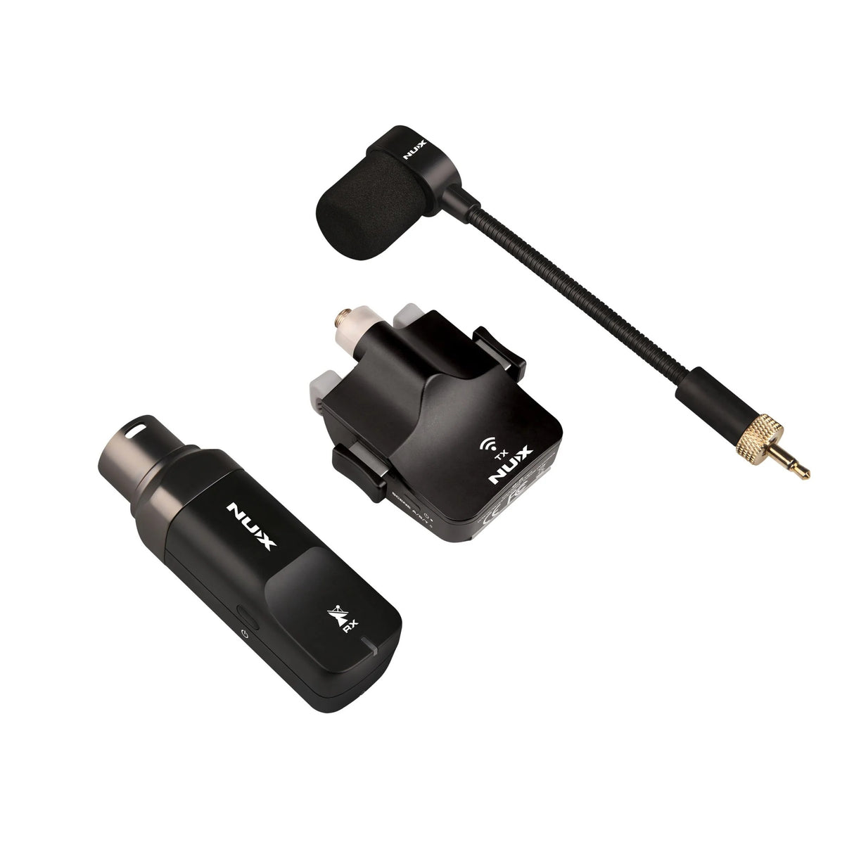 NUX B-6 Pro Wireless System for Brass/Wind Instruments - 2.4 GHz