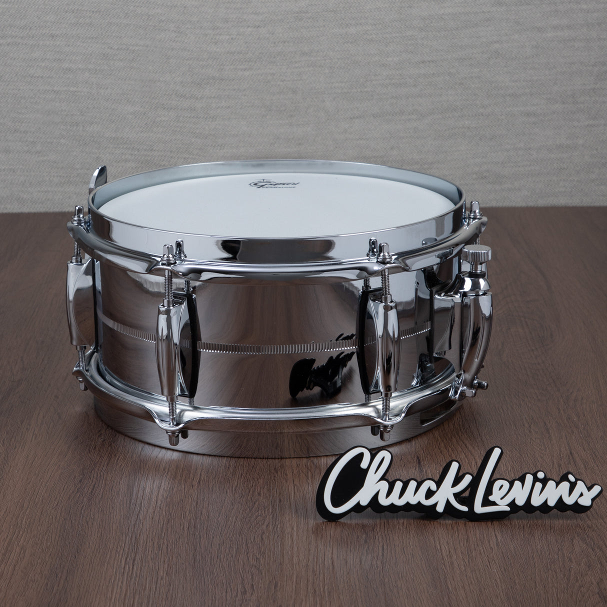 Gretsch Brooklyn 5x10-Inch Chrome Over Brass Snare Drum