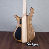 Spector Euro 4 LT Solid Korina Wings Electric Bass Guitar - Natural Satin - CHUCKSCLUSIVE - #NB23503
