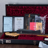 Fender Custom Shop 1969 Stratocaster Electric Guitar - Aged Olympc White - #R123540