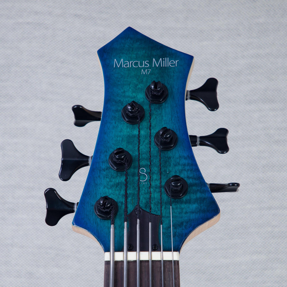Sire M7-6 Fretless 6-String Bass Guitar - Transparent Blue - New