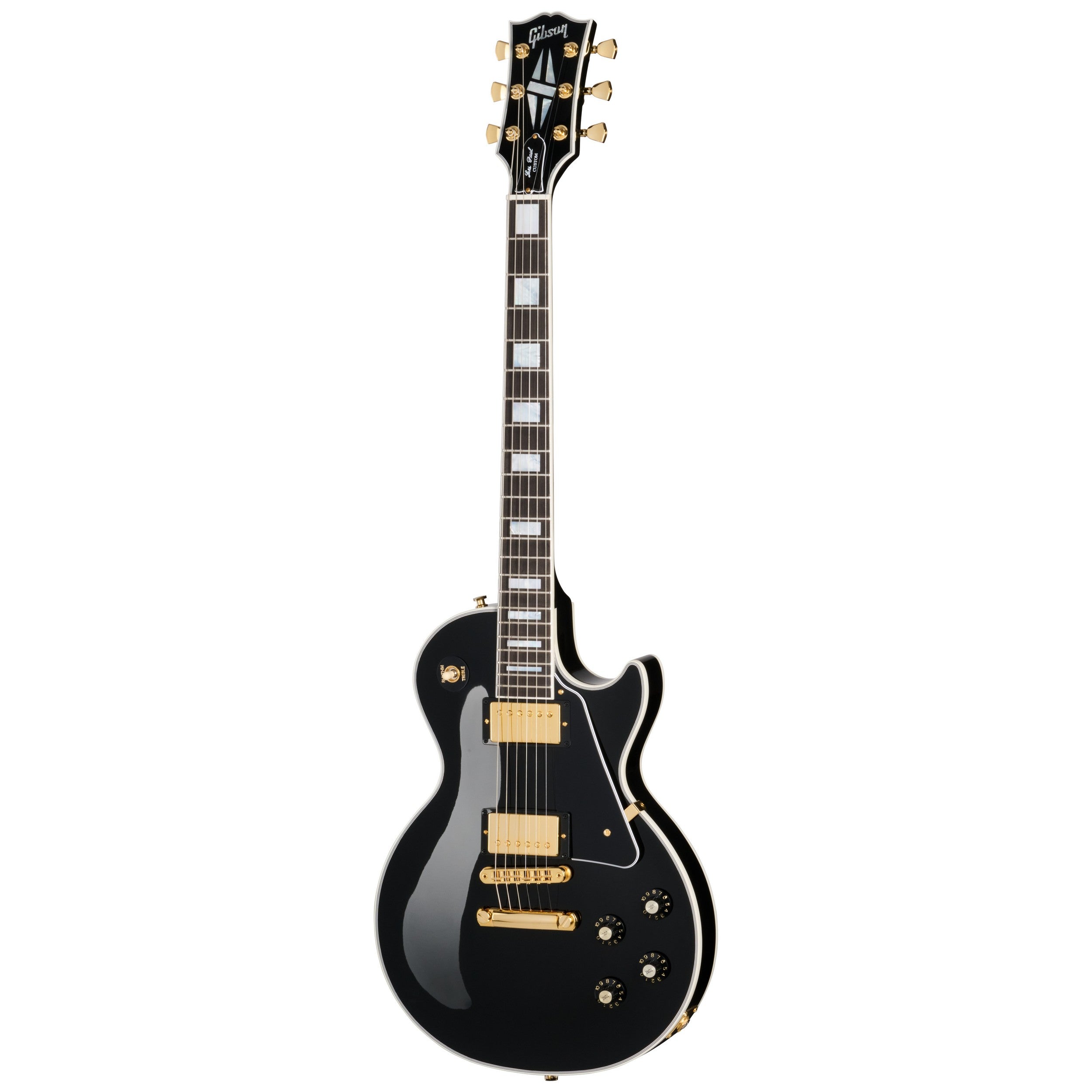 Gibson Les Paul ブラックエレキギター　レプリカ Gibson Les Paul Custom 70s Reissue Electric Guitar - Ebony – Chuck