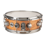 DW 5 x 14-Inch Snare Drum, Chrome Hardware - Oak Matte Lacquer