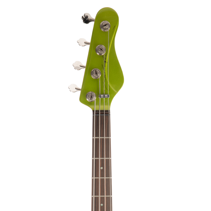 Brubaker JXB-4 Standard Bass Guitar - Green Metallic - New