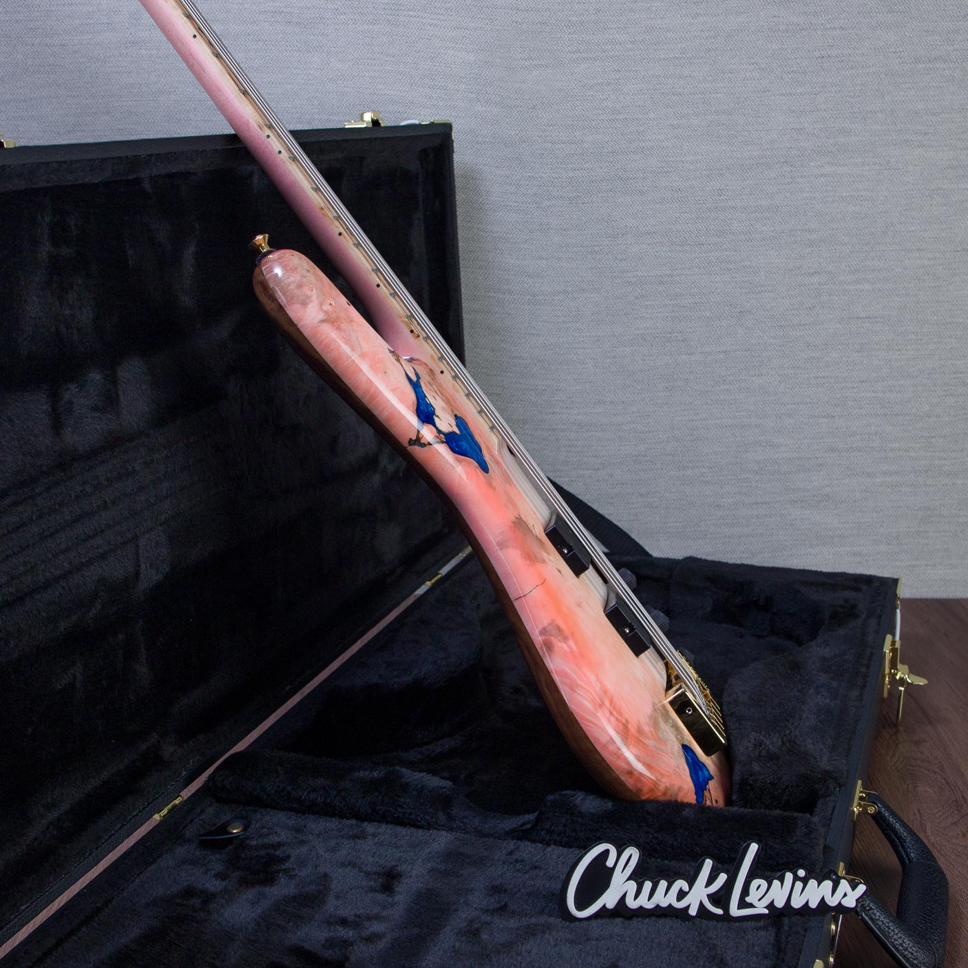 Spector USA Custom NS-5 5-String Electric Bass Guitar - Pinkish Hue - CHUCKSCLUSIVE - #2266
