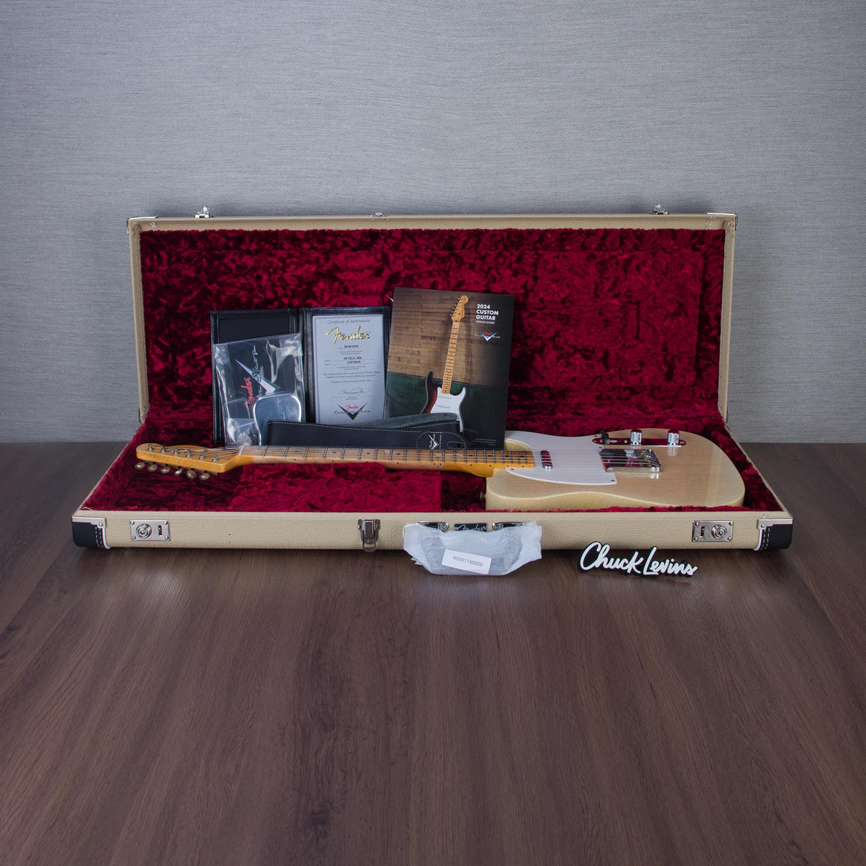 Fender Custom Shop 1959 Telecaster Journeyman Electric Guitar - Natural Blonde - #CZ578816