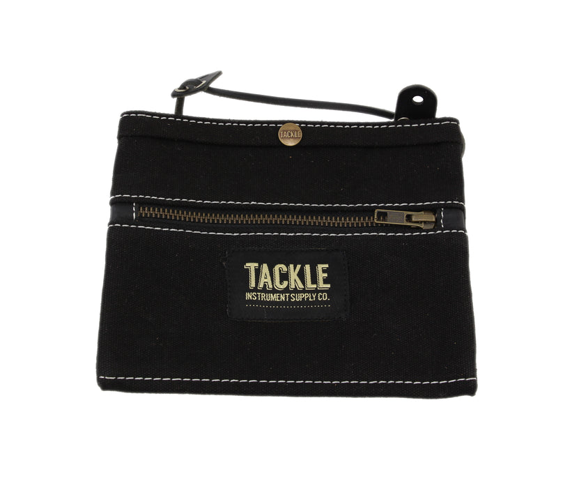 Tackle Waxed Canvas Gig Pouch - Black - New,Black