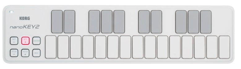 Korg nanoKEY2 Slim Line USB Keyboard - White - Mint, Open Box – Chuck ...