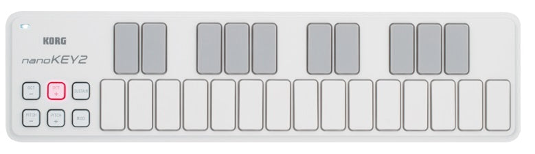 Korg nanoKEY2 Slim Line USB Keyboard - White