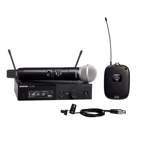Shure SLXD124/85-J52 Wireless Combo Microphone System - H55 Band - Mint, Open Box