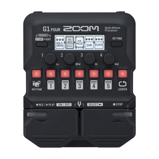 Zoom G1 Four Multi-Effects Guitar Pedal