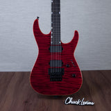 ESP USA M-II DX Electric Guitar - See-Thru Black Cherry - #US26098