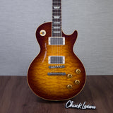 Gibson Custom Shop 1959 Les Paul Standard Reissue 5A Quilt Maple Top Electric Guitar - Faded Tobacco Sunburst - #960184