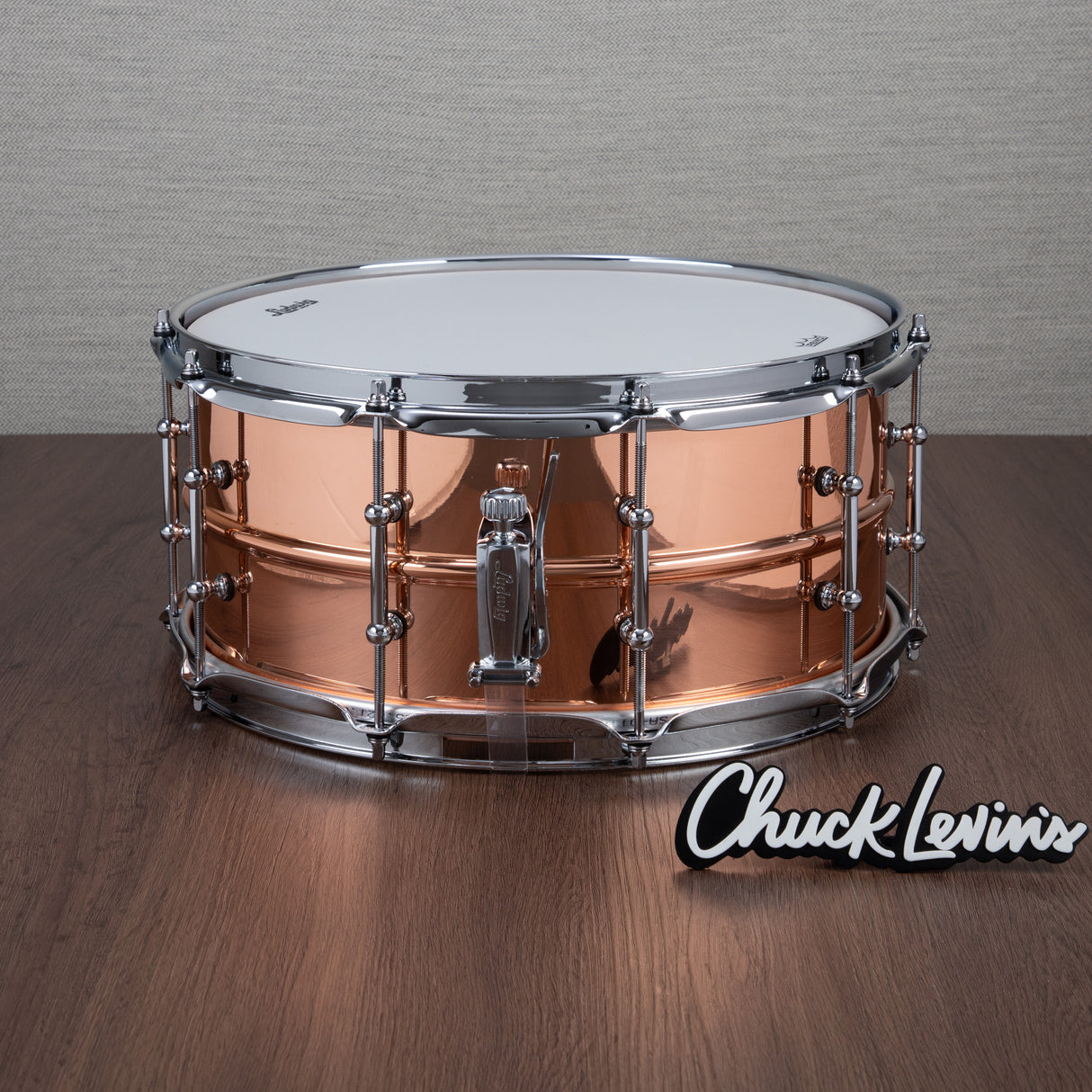 Ludwig Copper Phonic 6.5x14-Inch Snare - Smooth Shell, Tube Lugs