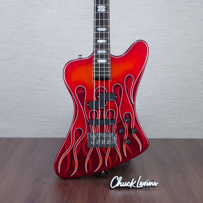 Spector USA Custom NS-2X Hot Rod Series Painted by Dan Lawrence Electric Bass Guitar - Hot Rod #3 - CHUCKSCLUSIVE - #1705