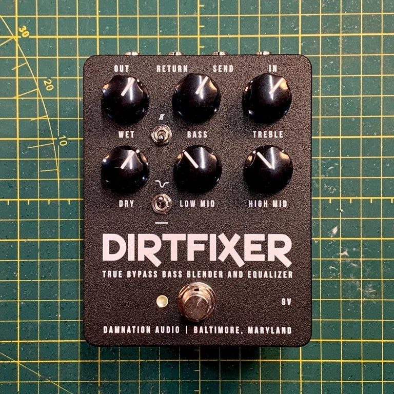 Damnation Audio Dirtfixer Bass Blender and EQ Effects Pedal