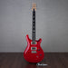 PRS CE24 Flame Maple Electric Guitar, Ebony Fingerboard - Scarlet Red - CHUCKSCLUSIVE - #230373137