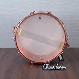 DW 6.5 x 14-Inch Copper Snare Drum - Copper Hardware