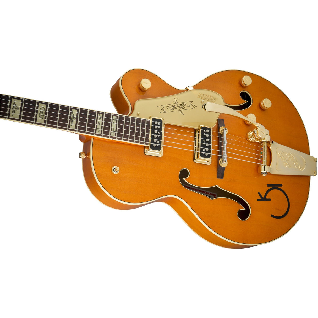 Gretsch G6120T-55 Vintage Select Chet Atkins Hollow Body Electric Guitar - Orange Stain Lacquer