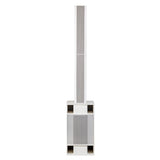 BASSBOSS Sublim8 Column PA Speaker wIth 18-inch Sub - White