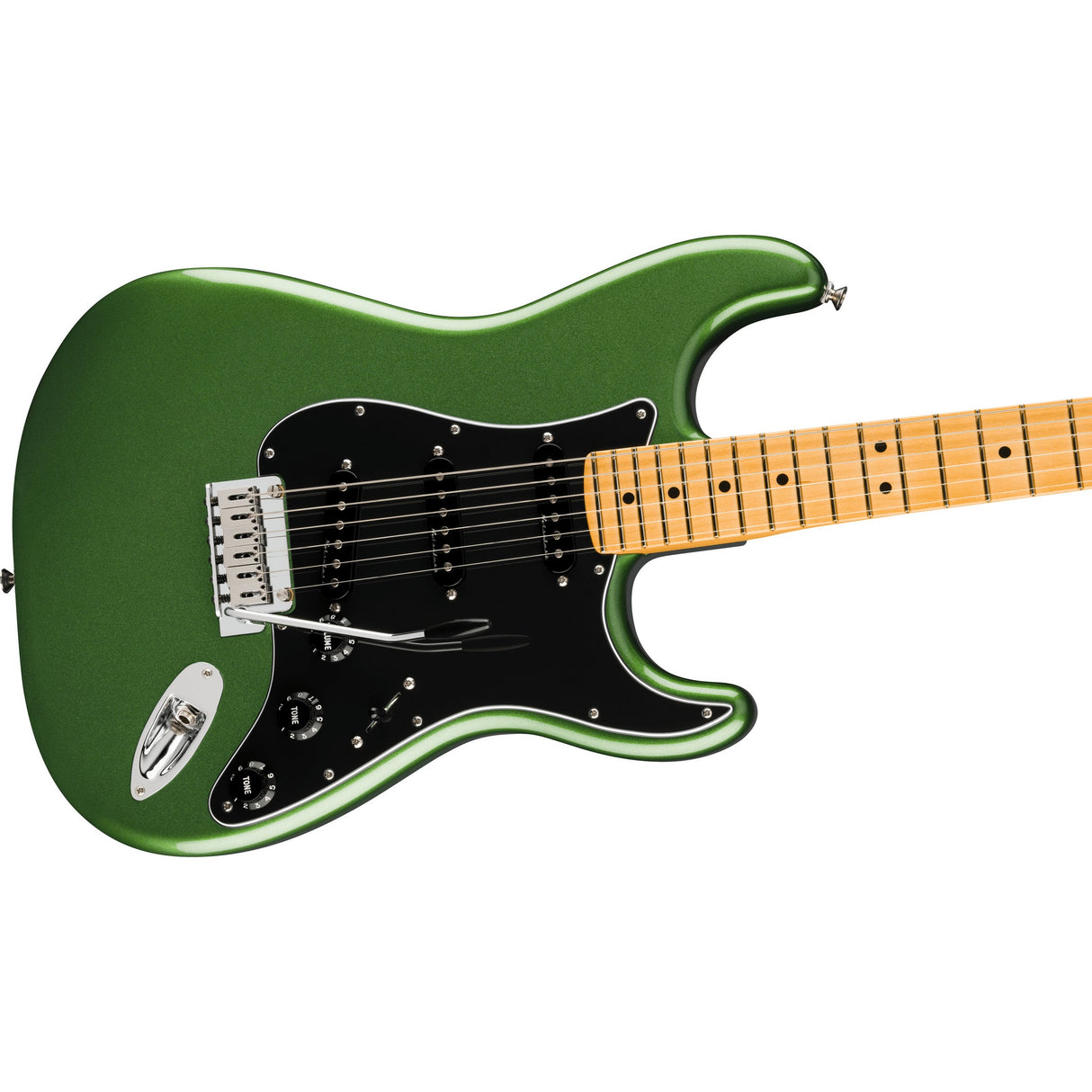 Fender Player II Modified Stratocaster Electric Guitar, Maple Fingerboard - Harvest Green Metallic