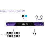 Apogee Symphony Studio 2x12 2 Mic/Line IN x 12 OUT USB-C Audio Interface with Input and Output DSP Monitor Calibration and Control