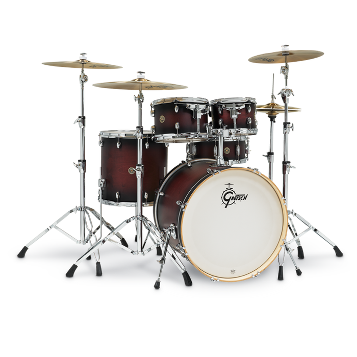 Gretsch Catalina Maple 5 Piece Shell Pack - Satin Deep Cherry Burst