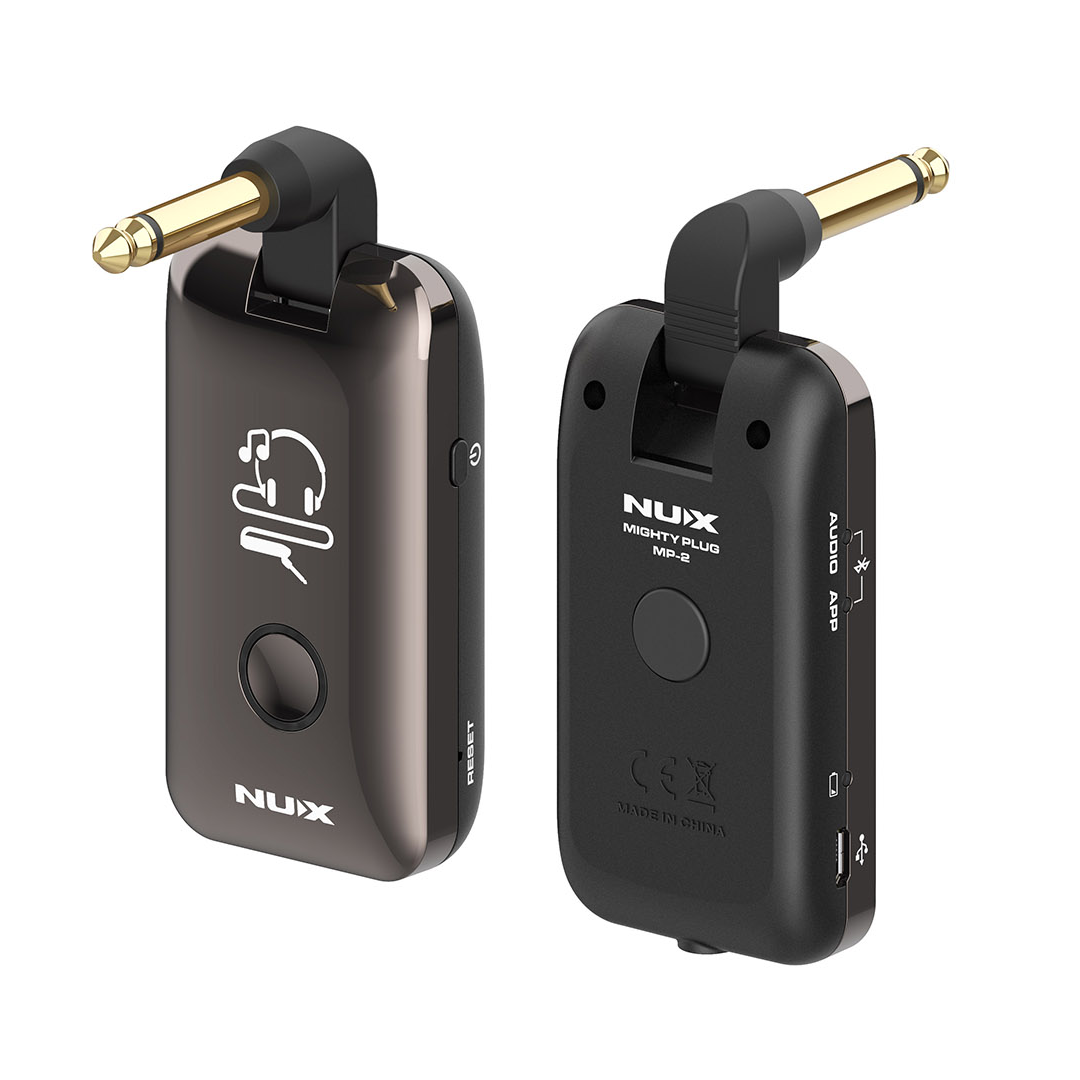 Nux Mighty Plug MP-2 Guitar & Bass Modeling Headphone Amplug with Bluetooth