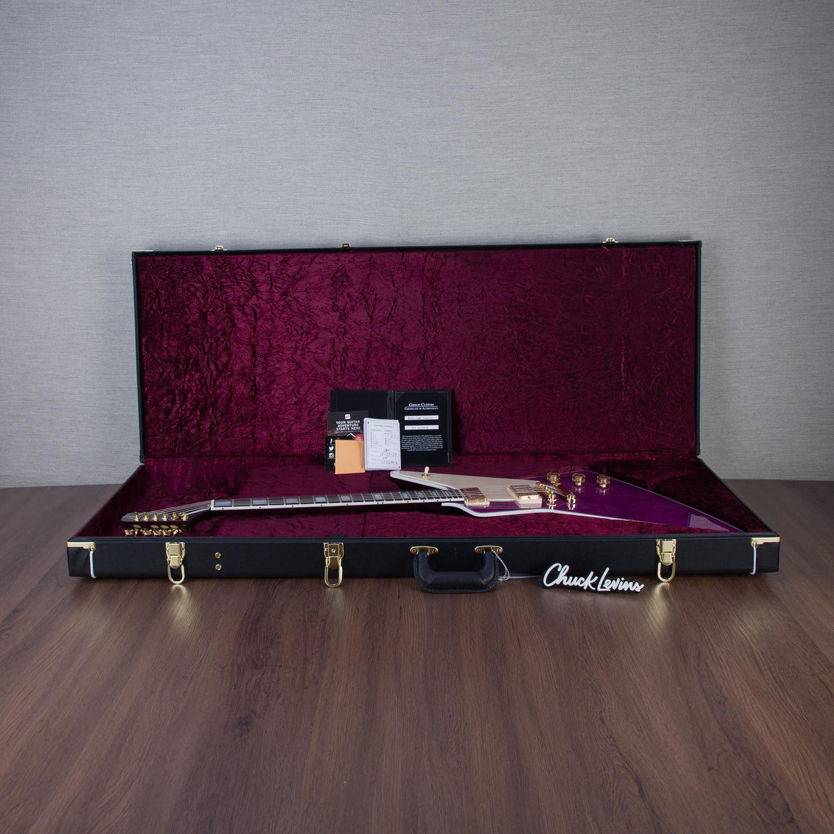 Gibson Custom Shop Explorer Custom Electric Guitar - Trans Violet - #CS503414