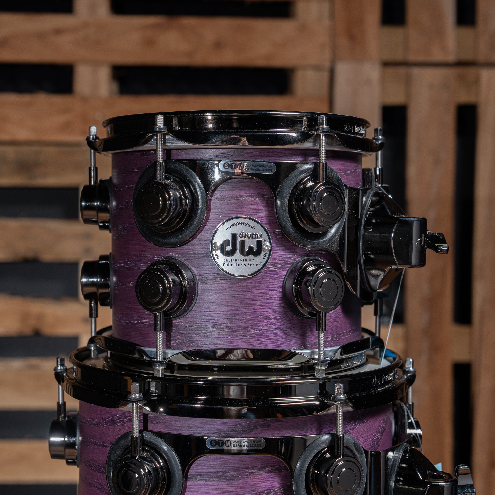 DW Collector's Oak 5-Piece Shell Pack with 22-Inch Kick - Lavender