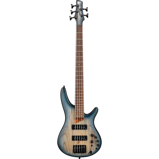 Ibanez 2021 SR605E 5-String Bass Guitar - Cosmic Blue Starburst Flat