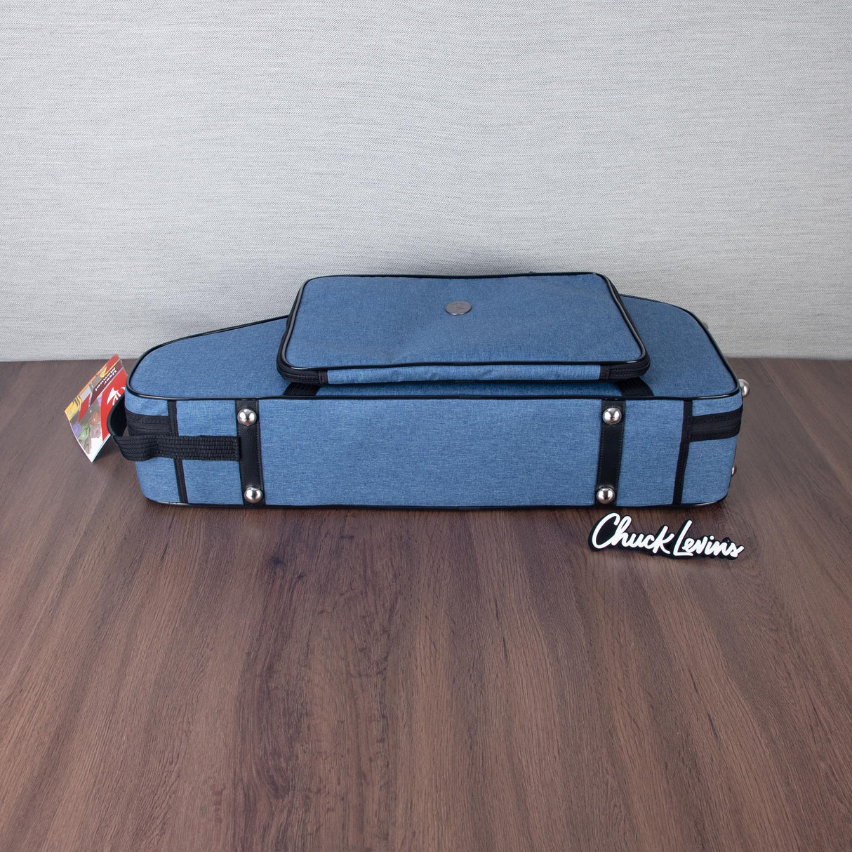 Marcus Bonna Alto and Curved Soprano Double Saxophone Case - Cationic Blue