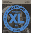 D'Addario EHR350 Half Round Electric Guitar Strings Jazz Light 12-52 Gauge